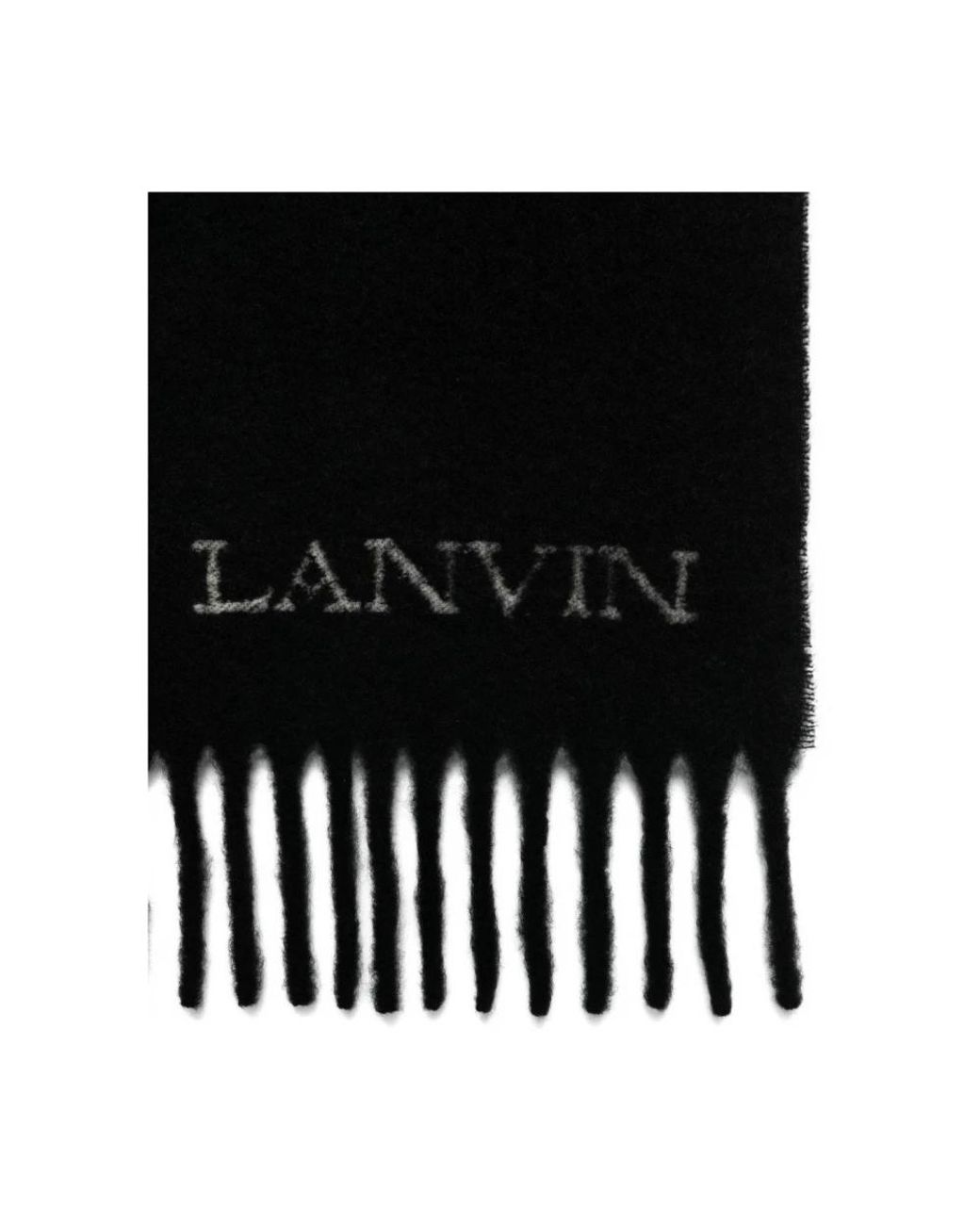 Lanvin Black Winter Scarves