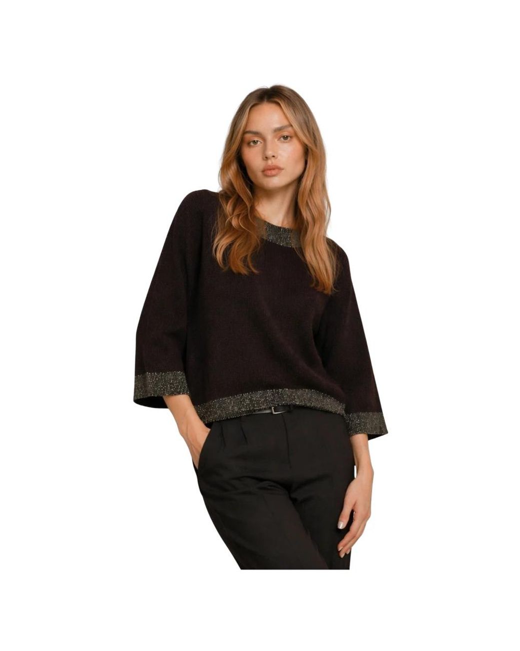 Kocca Black Round-Neck Knitwear