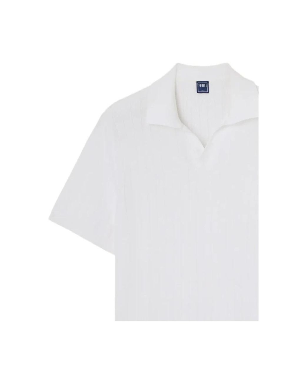 Polo Shirts Fedeli de hombre de color White