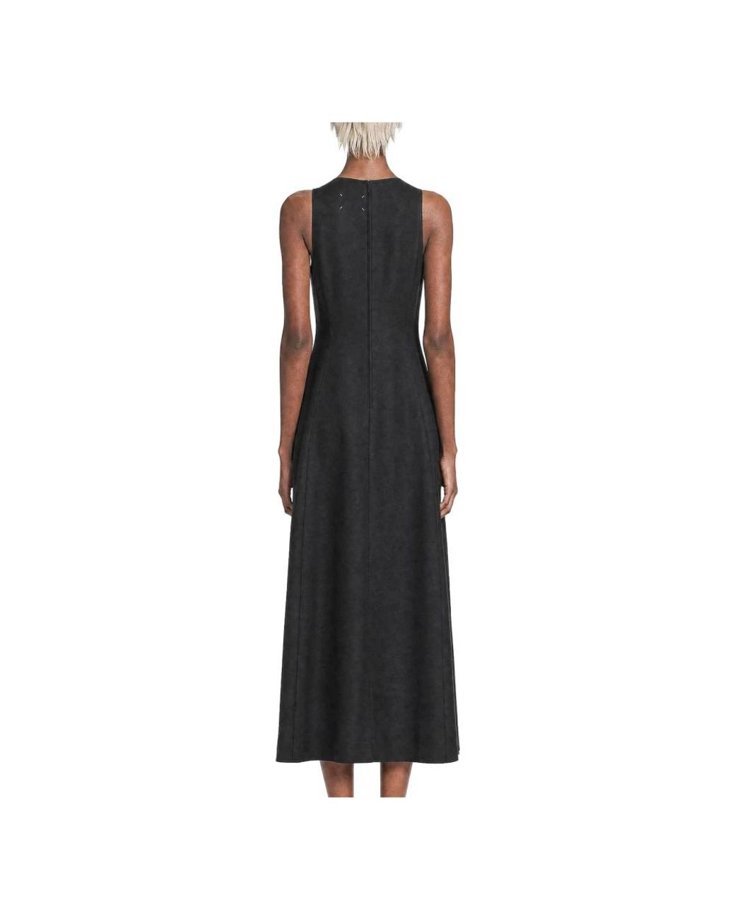 Maison Margiela Black Midi Dresses