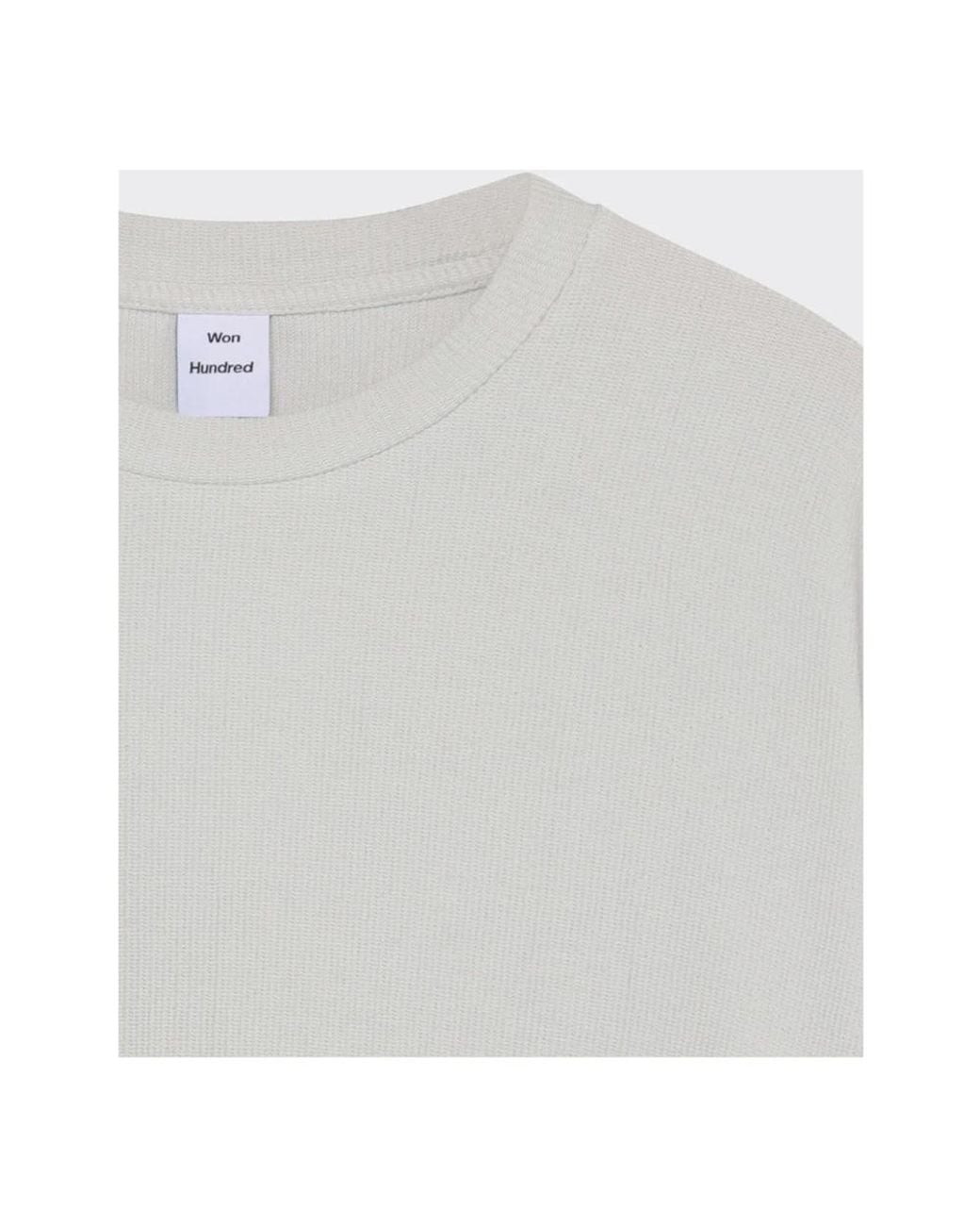 Won Hundred Gray Long Sleeve T-Shirts for men