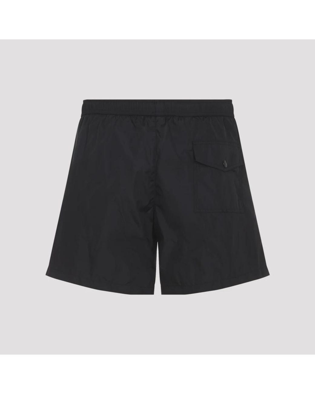 Moncler Black Beachwear for men
