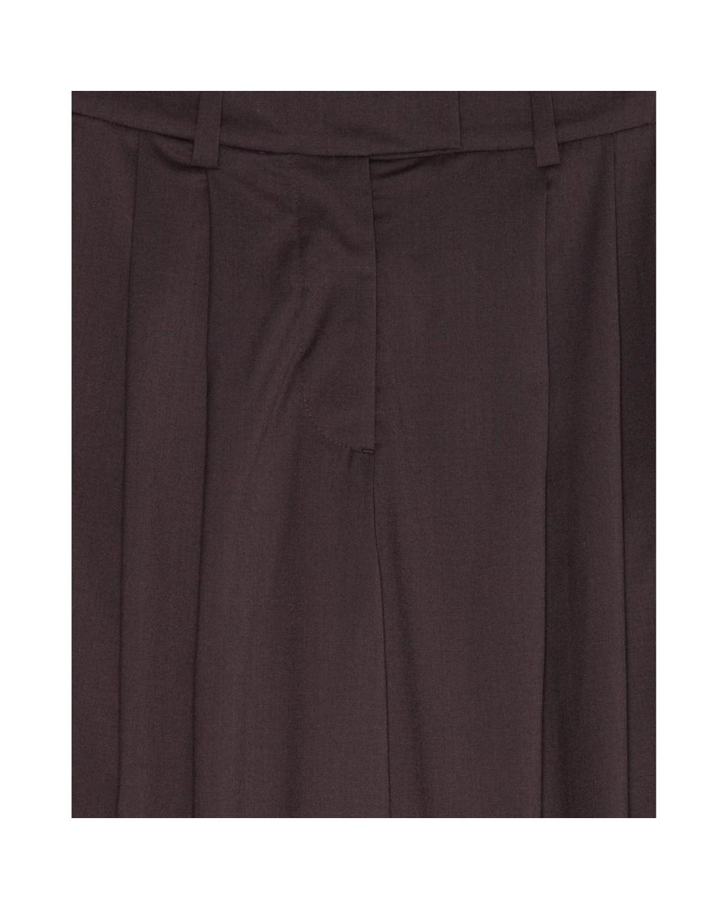 Wide Trousers REMAIN Birger Christensen en coloris Brown