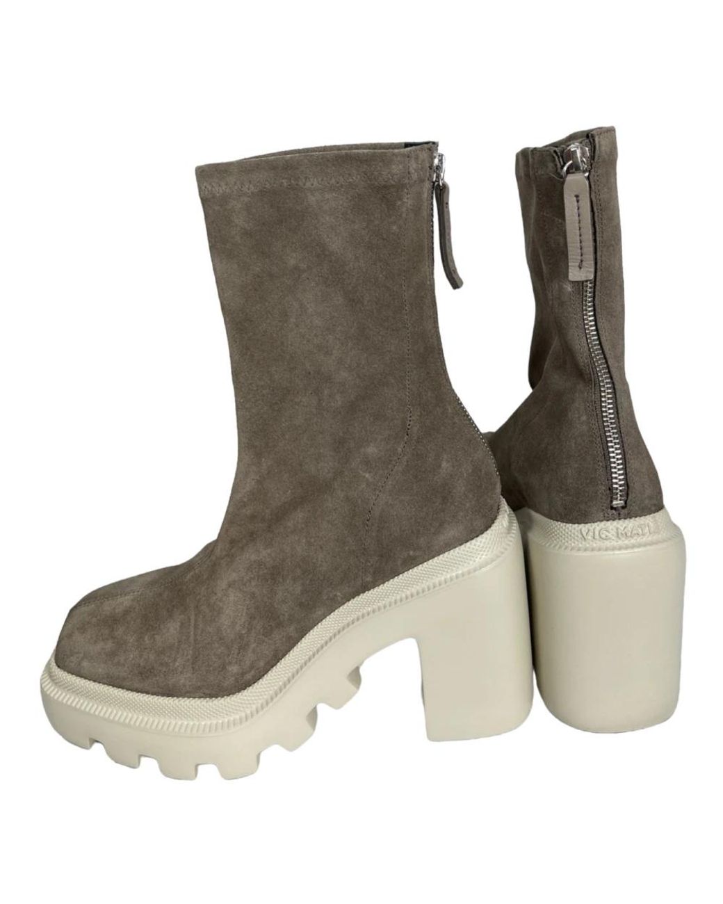 Vic Matié Brown Heeled Boots