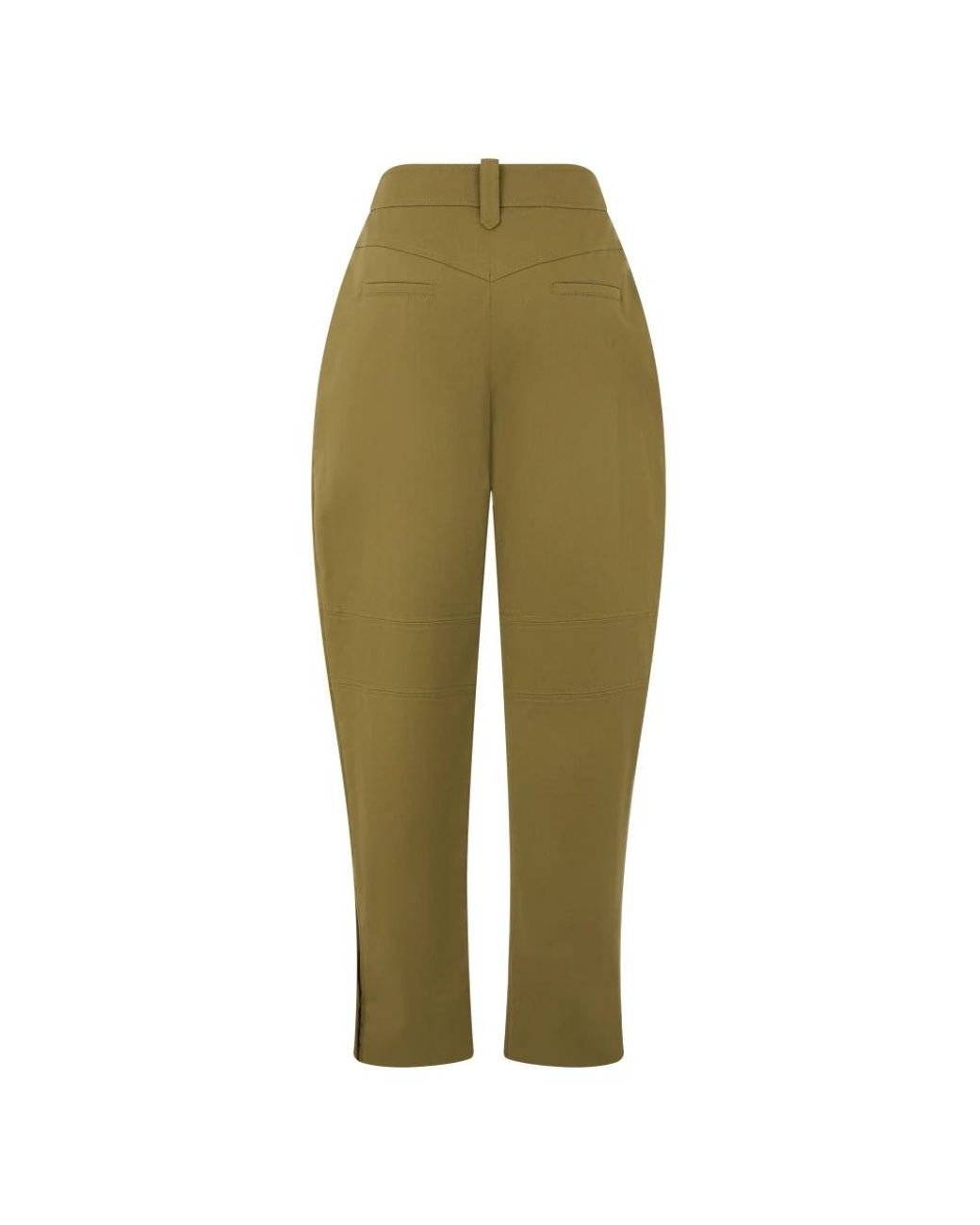Alberta Ferretti Green Chinos