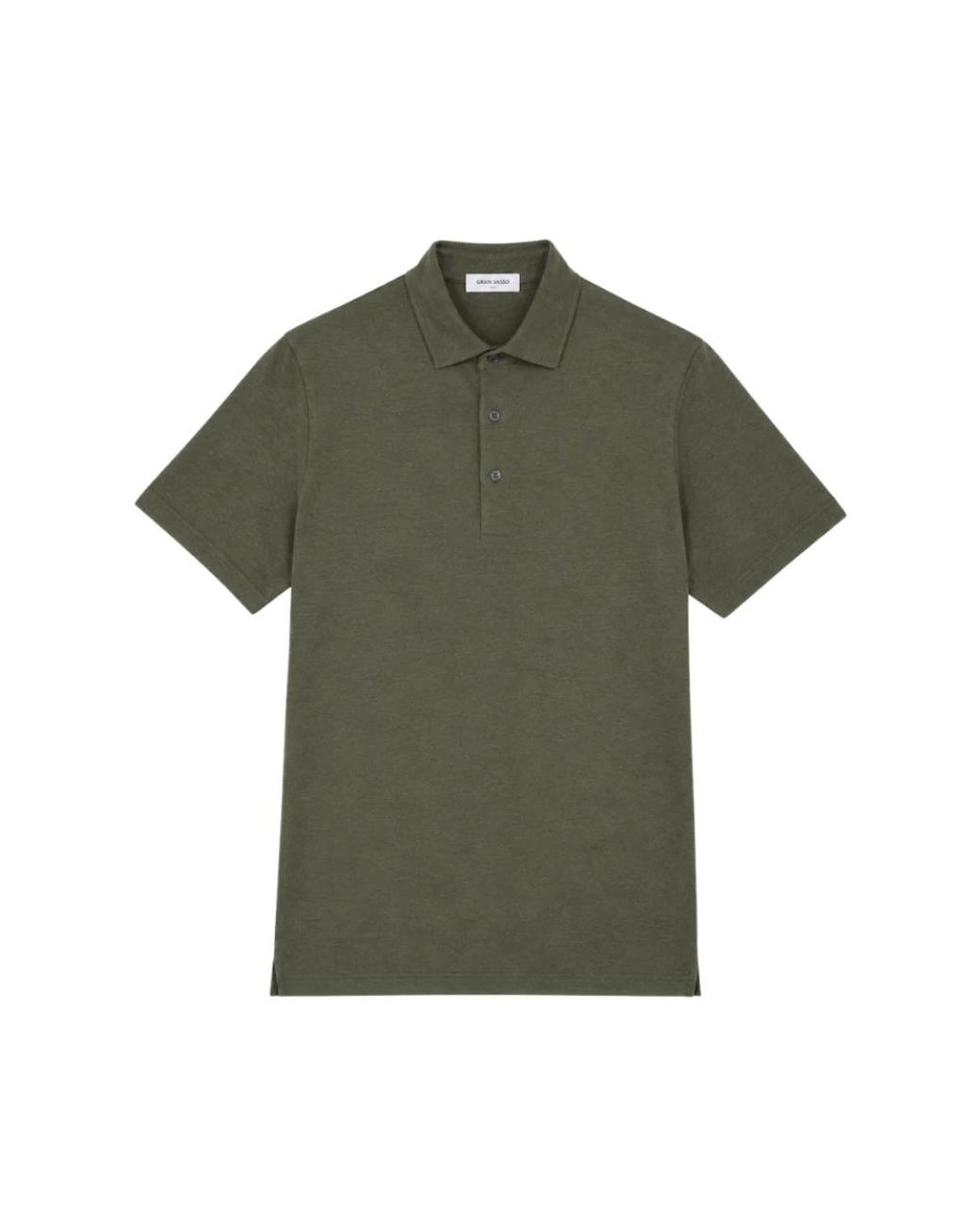 Gran Sasso Green Polo Shirts for men