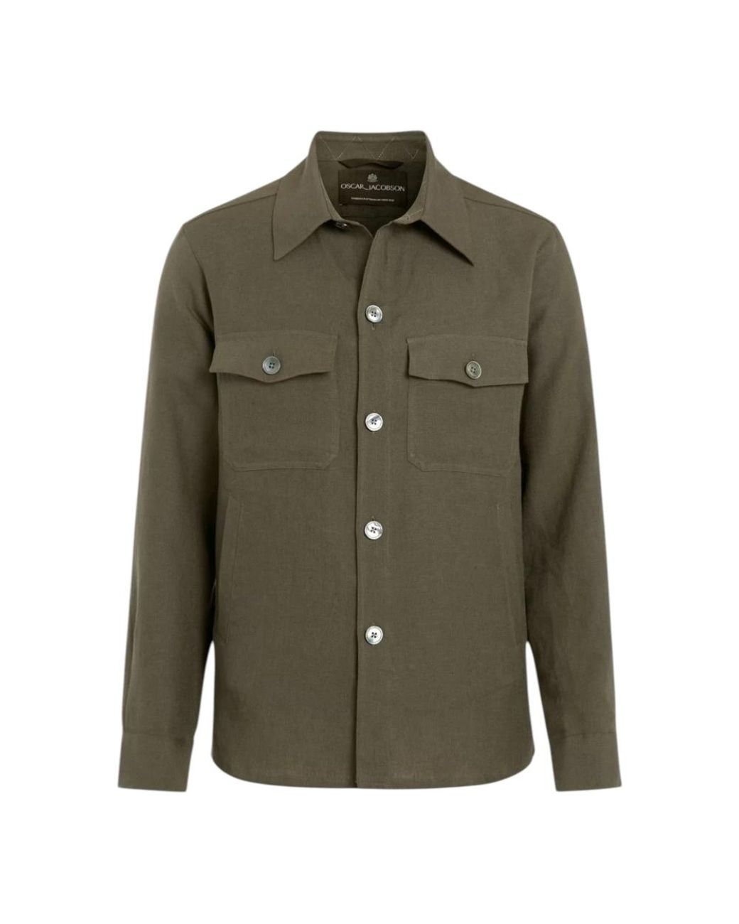 Light Jackets Oscar Jacobson de hombre de color Green