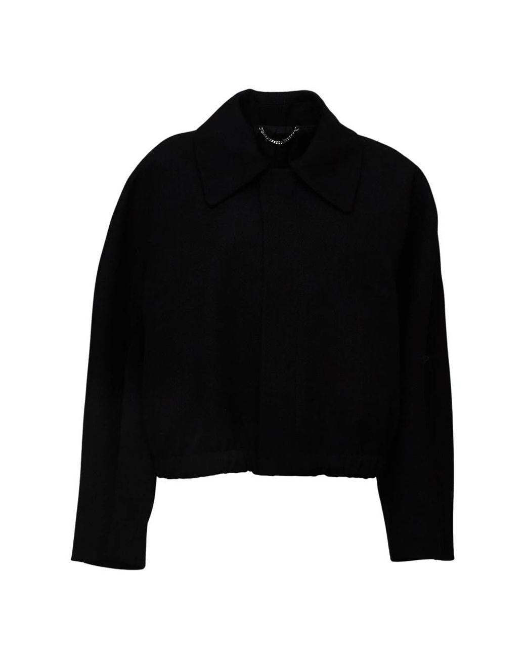 Victoria Beckham Black Bomber Jackets