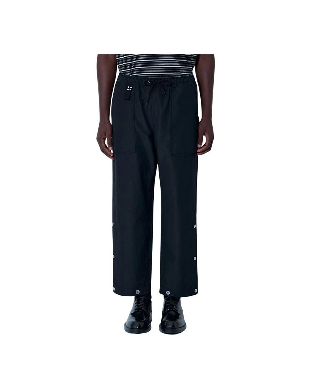 Comme des Garçons Blue Straight Trousers for men