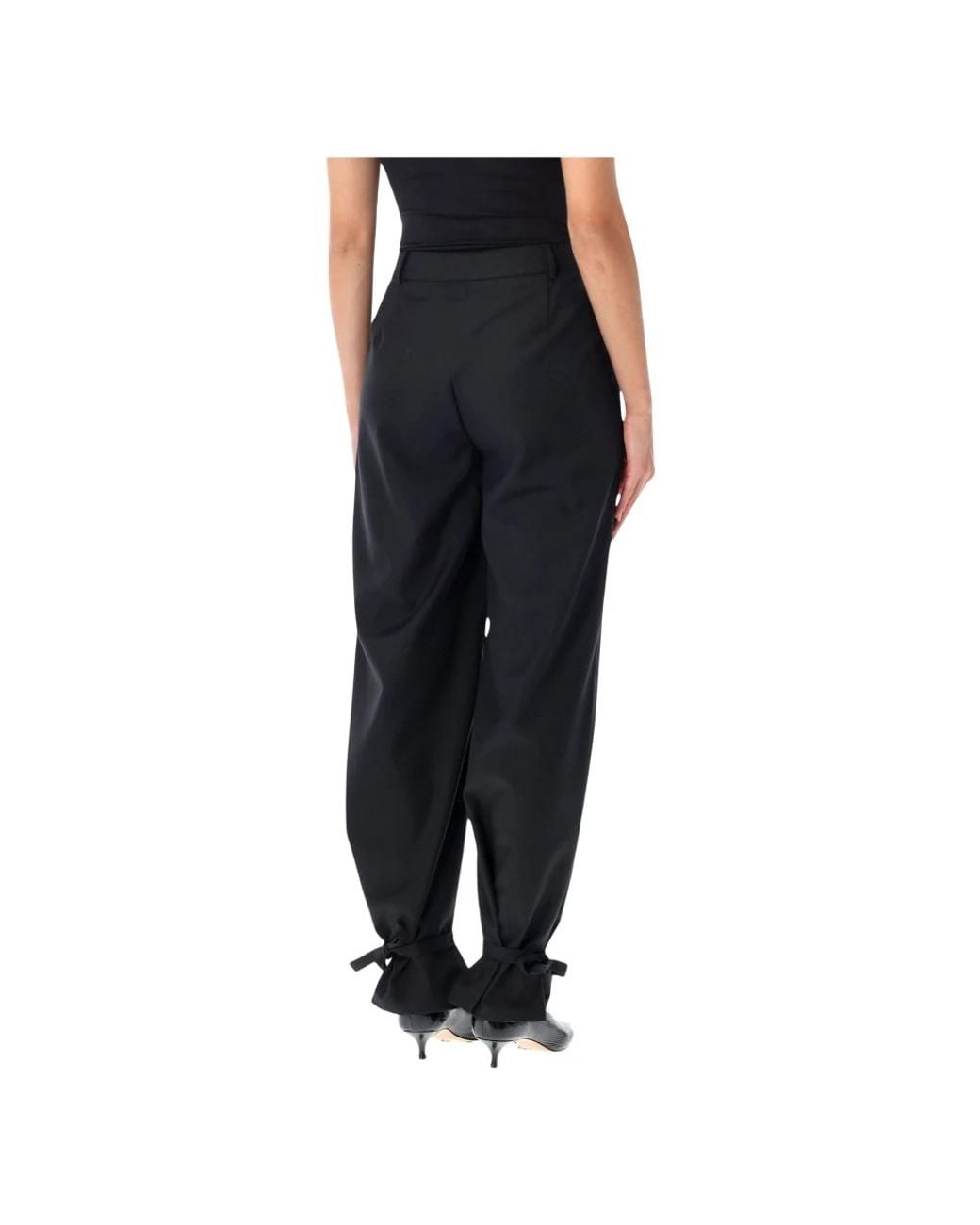 OperaSPORT Black Tapered Trousers