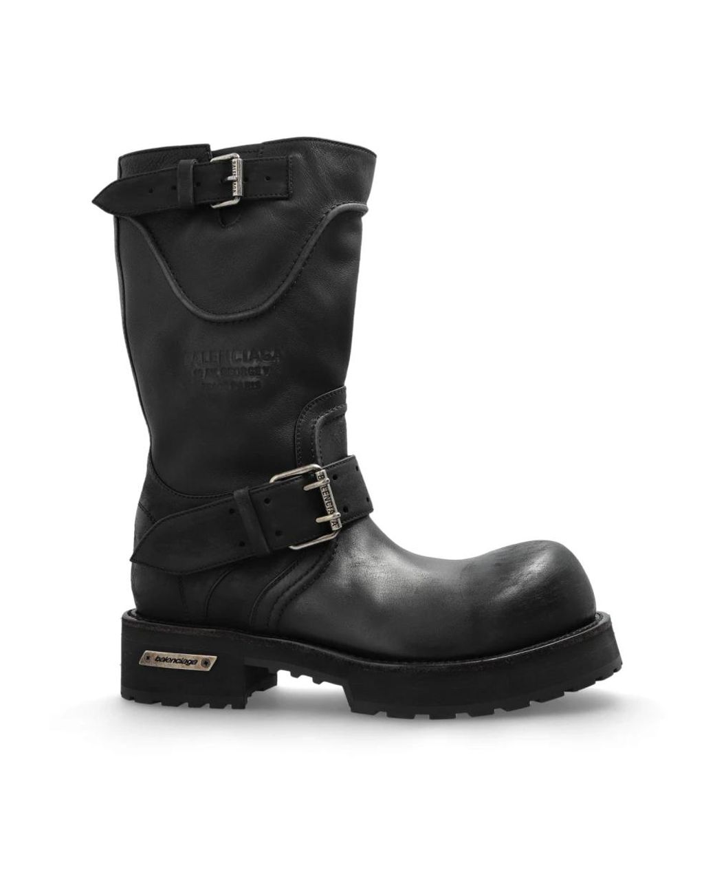 Balenciaga Black High Boots for men