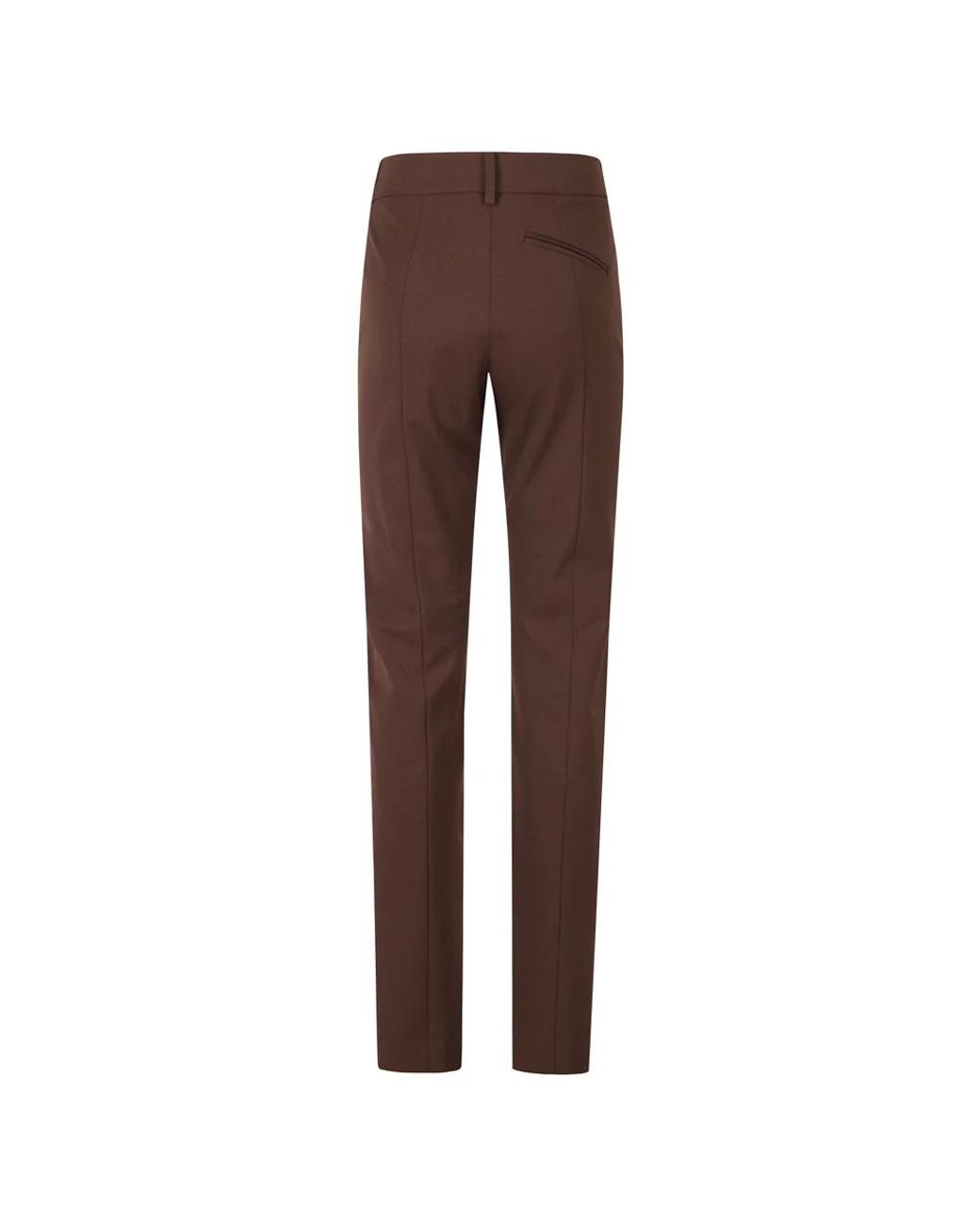 FEDERICA TOSI Brown Slim-Fit Trousers