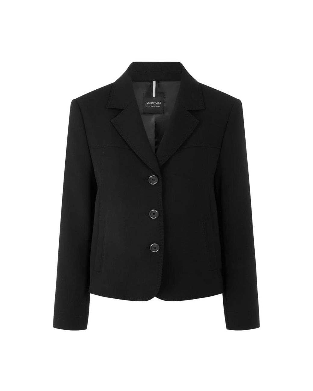 Marc Cain Jassen ,Zwart ,Sporty Blazer in het Black