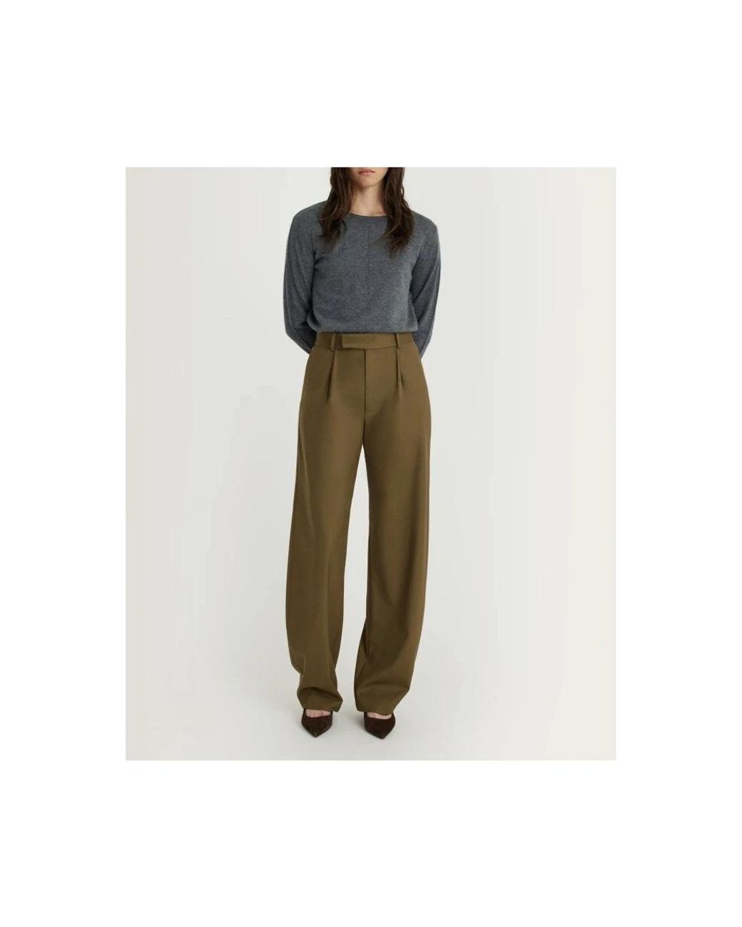 Margaux Lonnberg Green Tapered Trousers