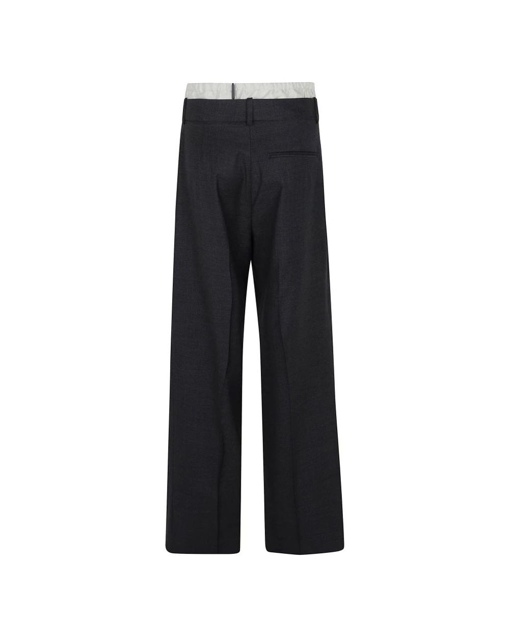 Rohe Black Wide Trousers