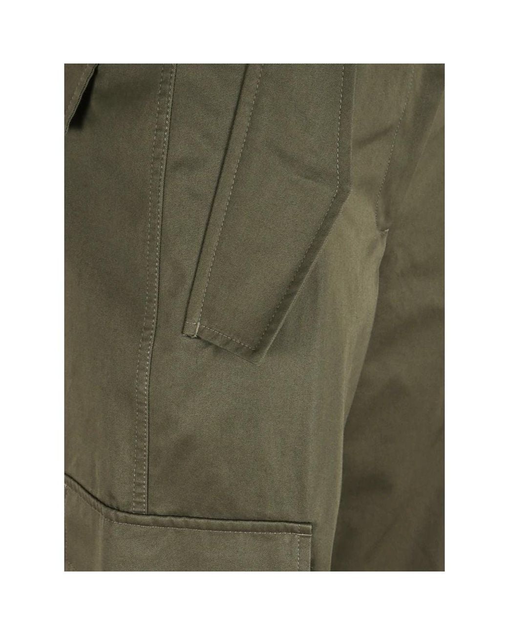Burberry Green Slim-Fit Trousers