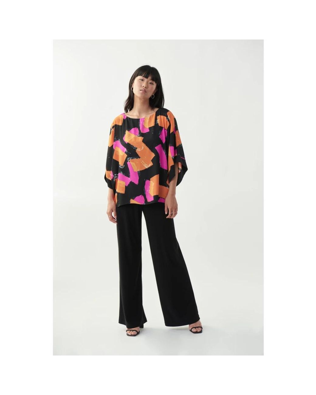 Joseph Ribkoff Black Wide Trousers