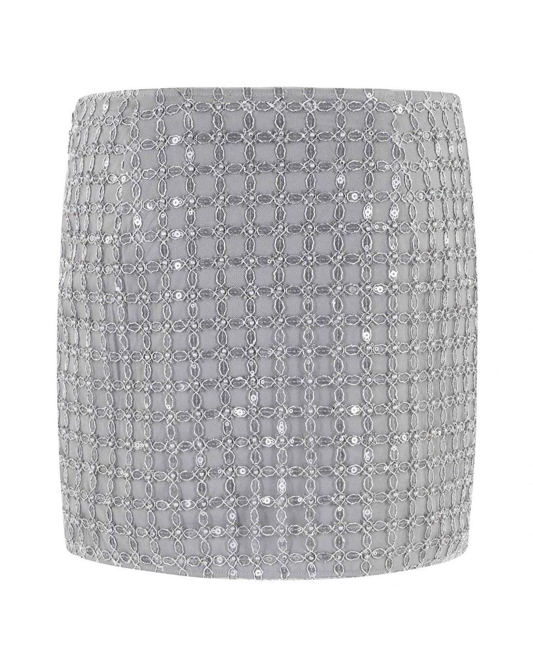 ROTATE BIRGER CHRISTENSEN Gray Short Skirts