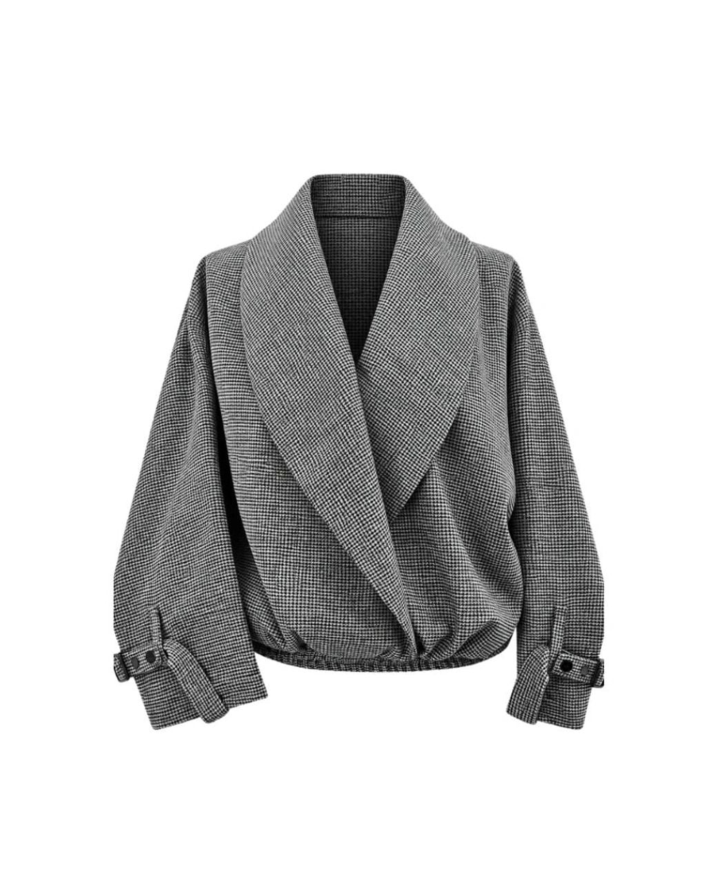 A PAPER KID Gray Light Jackets