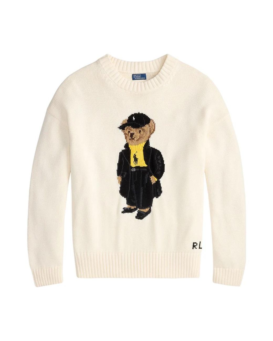 Polo Ralph Lauren White Round-Neck Knitwear
