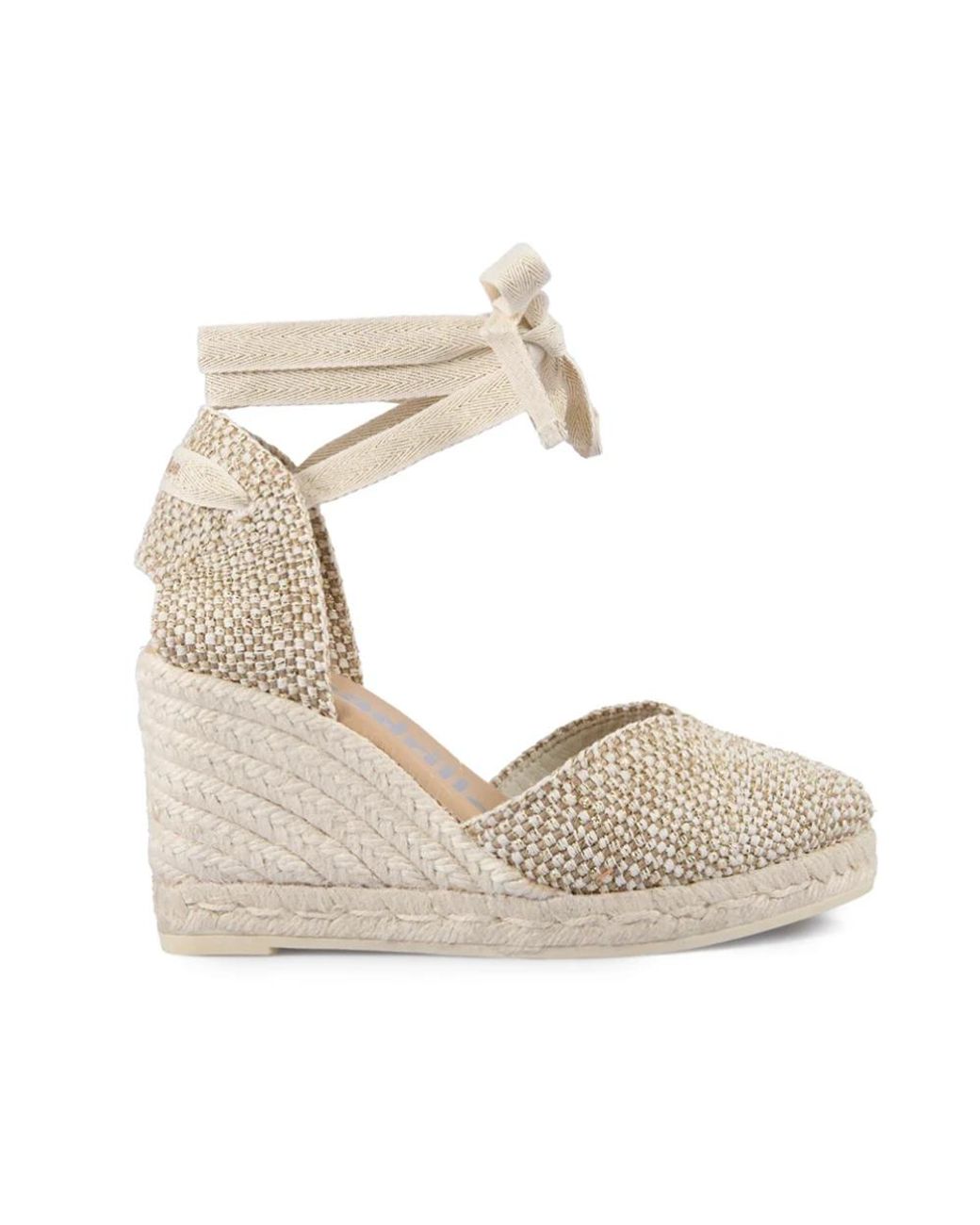 Wedges di Espadrilles in Natural