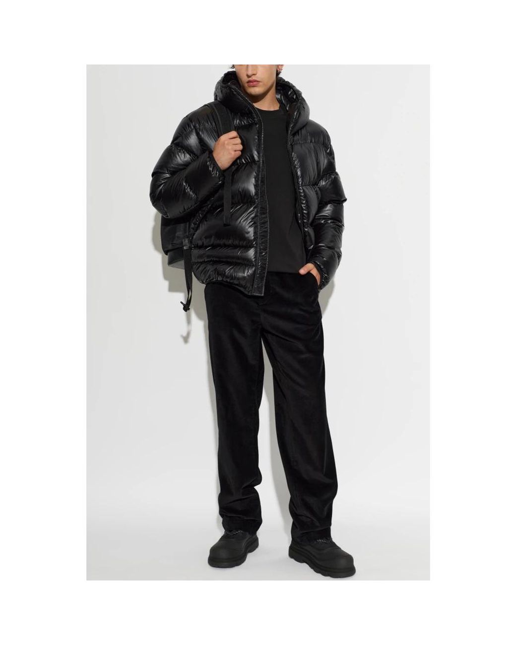 Moncler Black T-Shirts for men