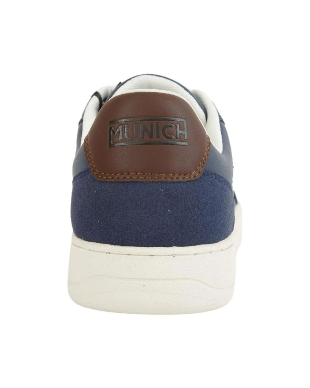 Munich Schoenen ,Blauw ,Leer Leren Sneaker Met Polyurethaan Materiaal in het Blue voor heren