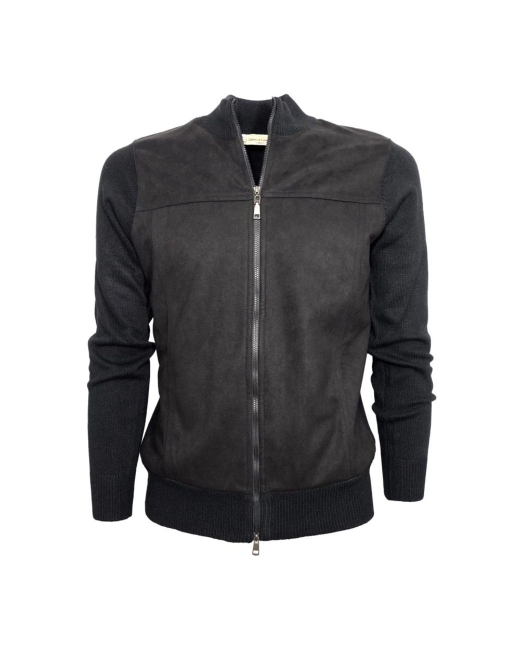 Cashmere Company Black Leather Jackets for men