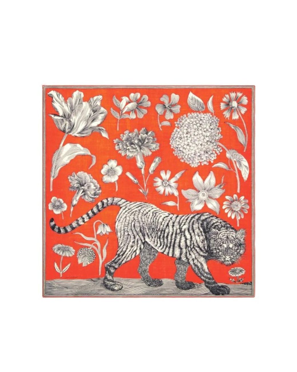 Inoui Edition Red Silk Scarves