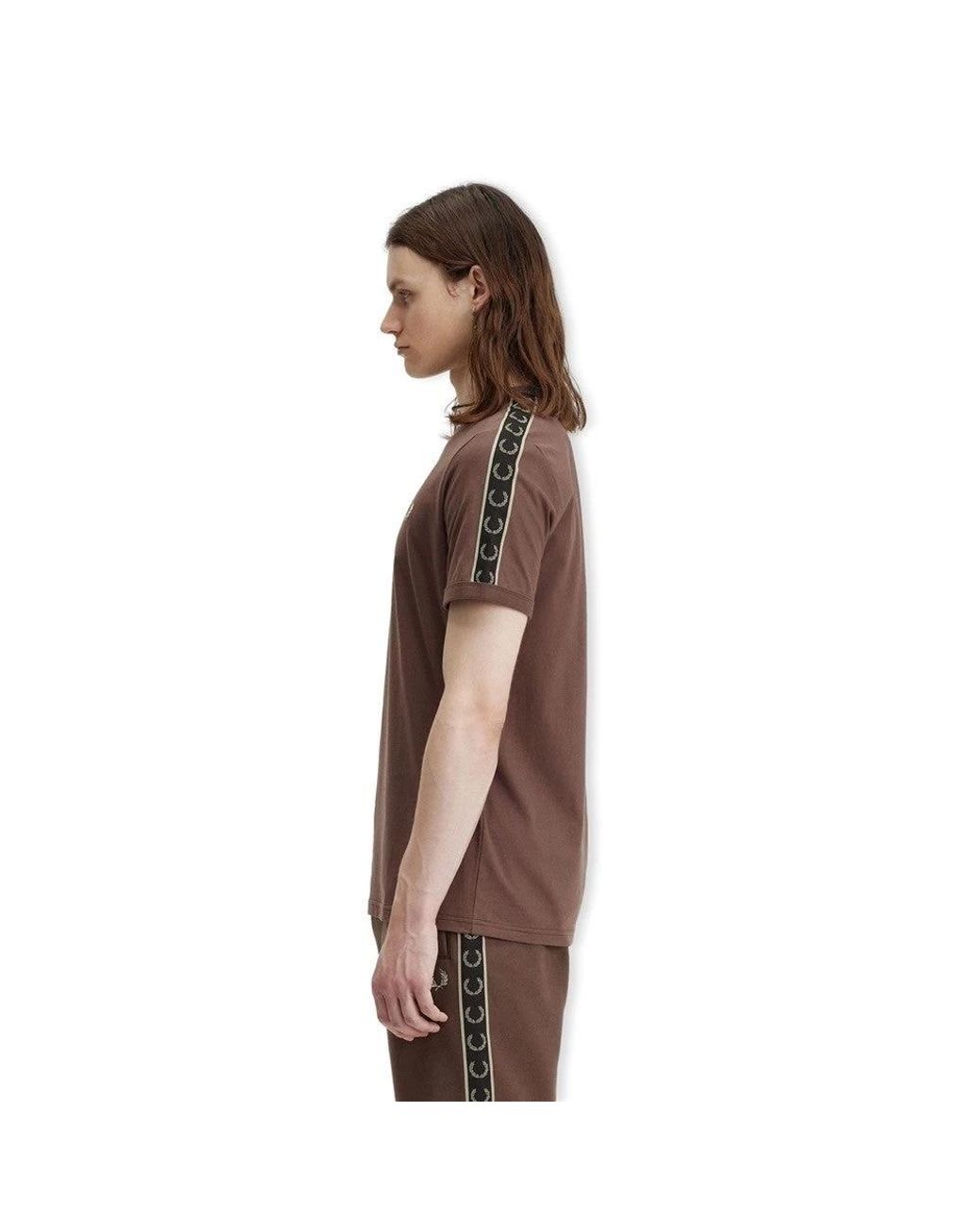 Fred Perry Brown T-Shirts for men