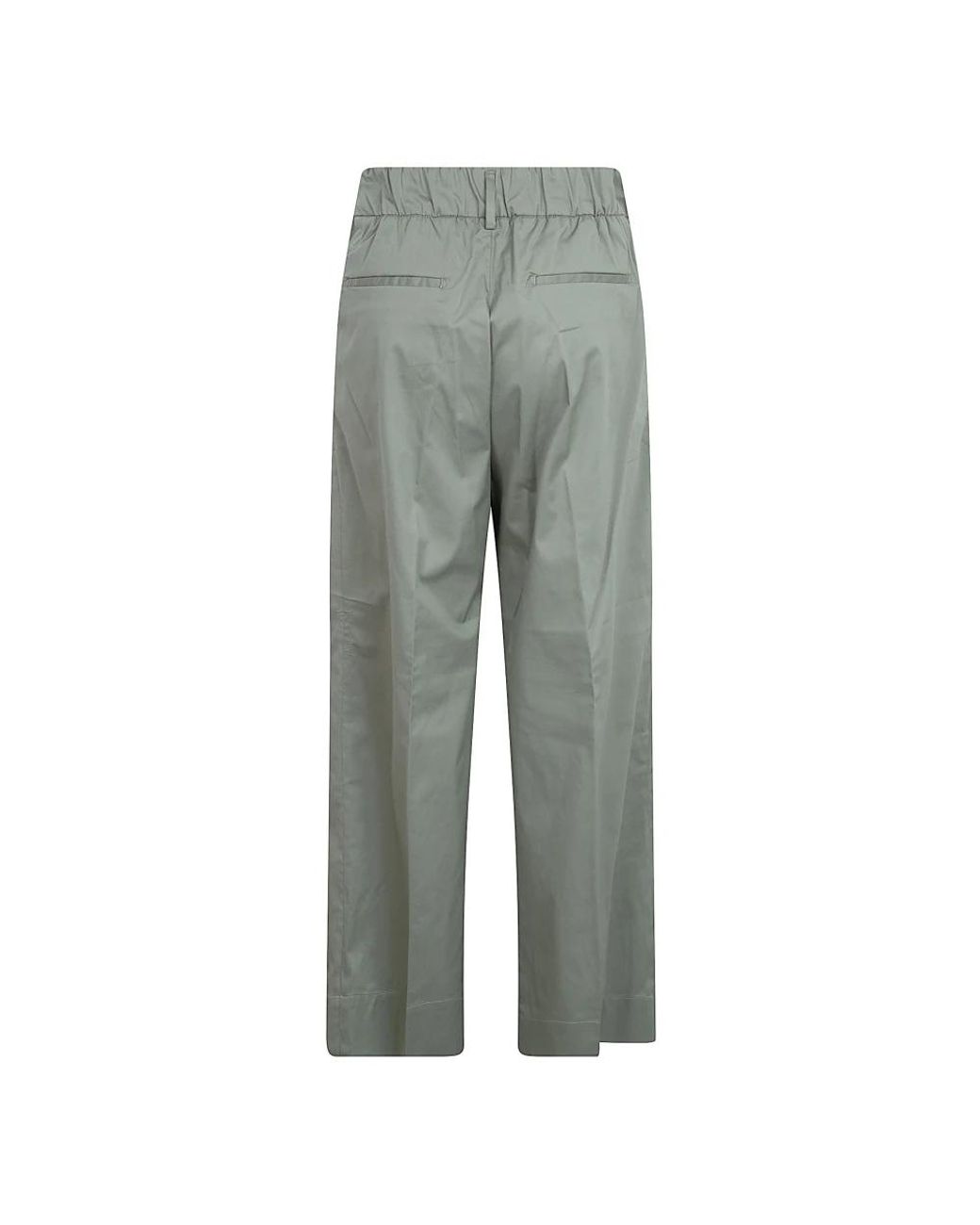Myths Gray Straight Trousers