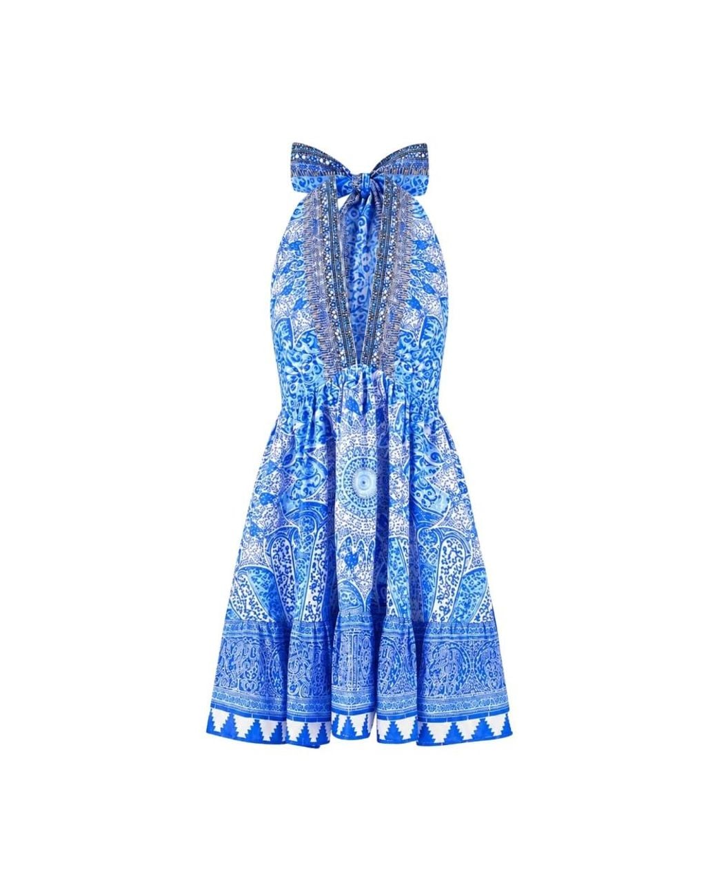 Camilla Blue Short Dresses