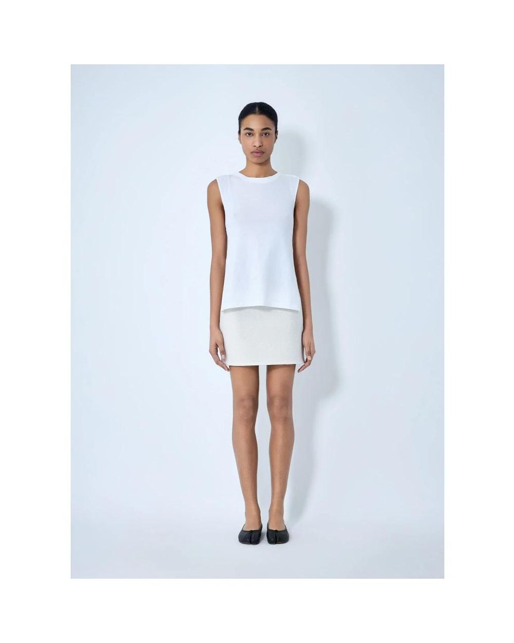 Short Skirts Rier de color White