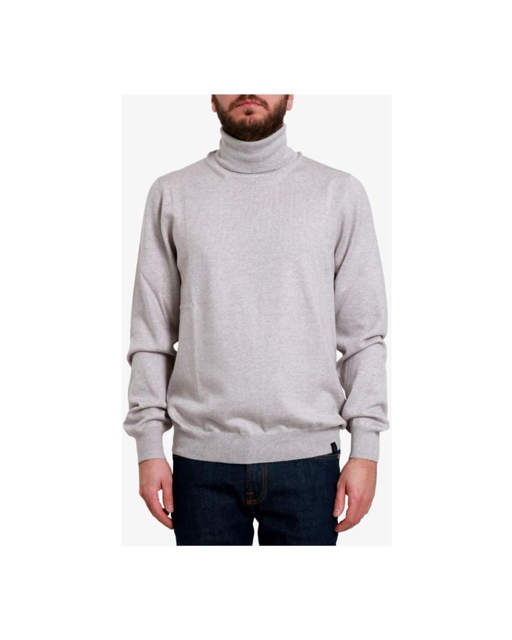 Fay Rollkragenpullover in Purple für Herren