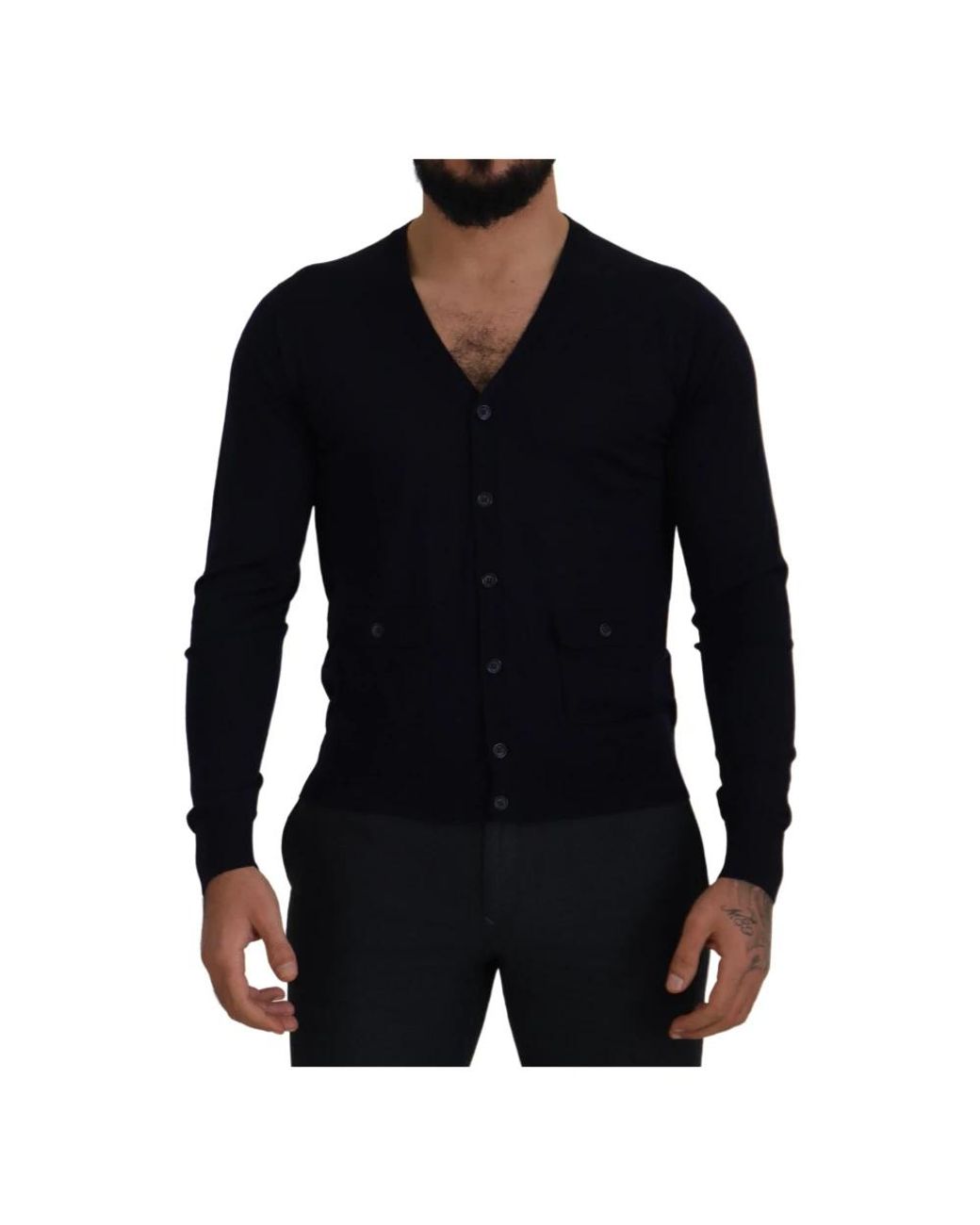 Cardigans Dolce & Gabbana de hombre de color Black