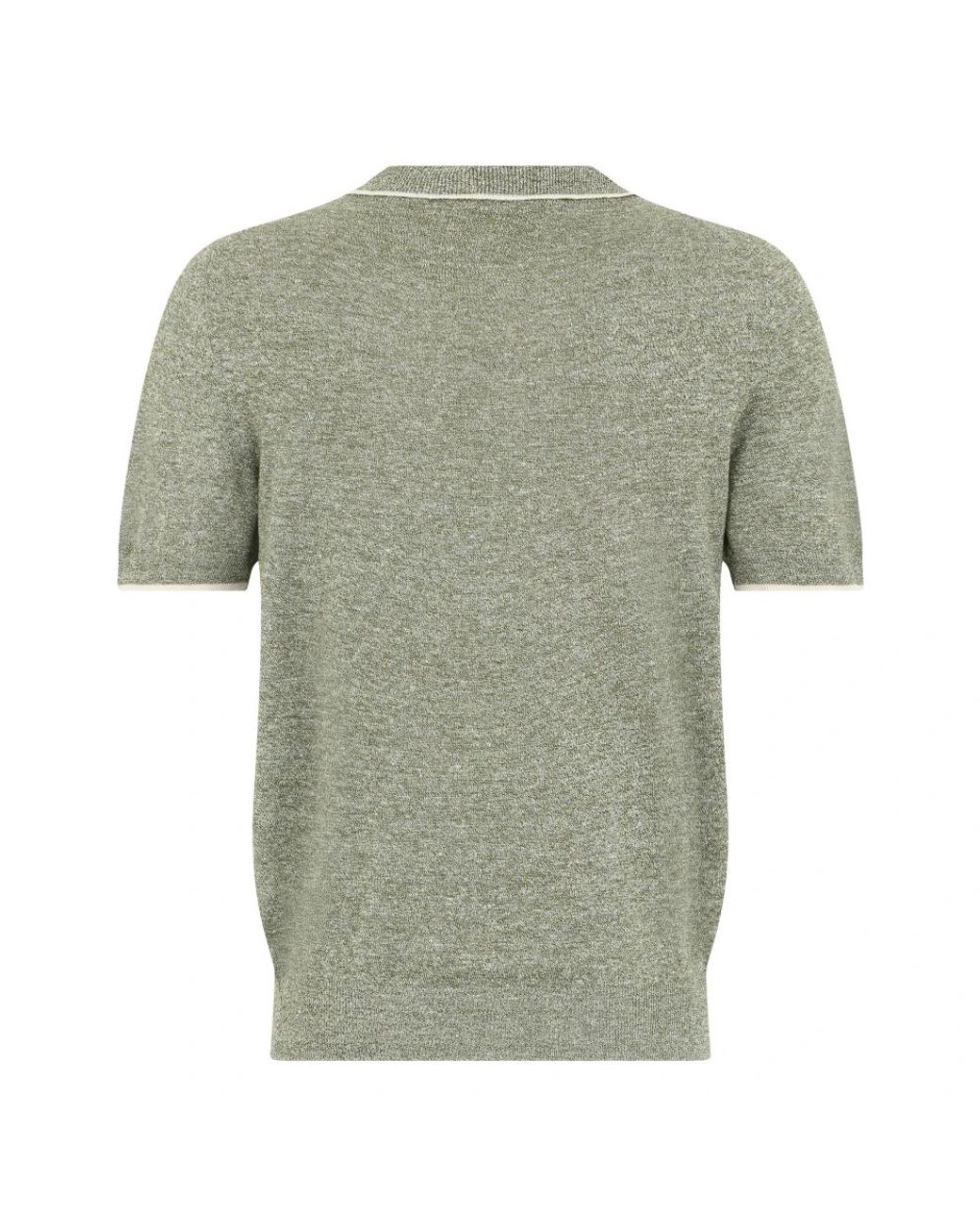 Fedeli Green Polo Shirts for men