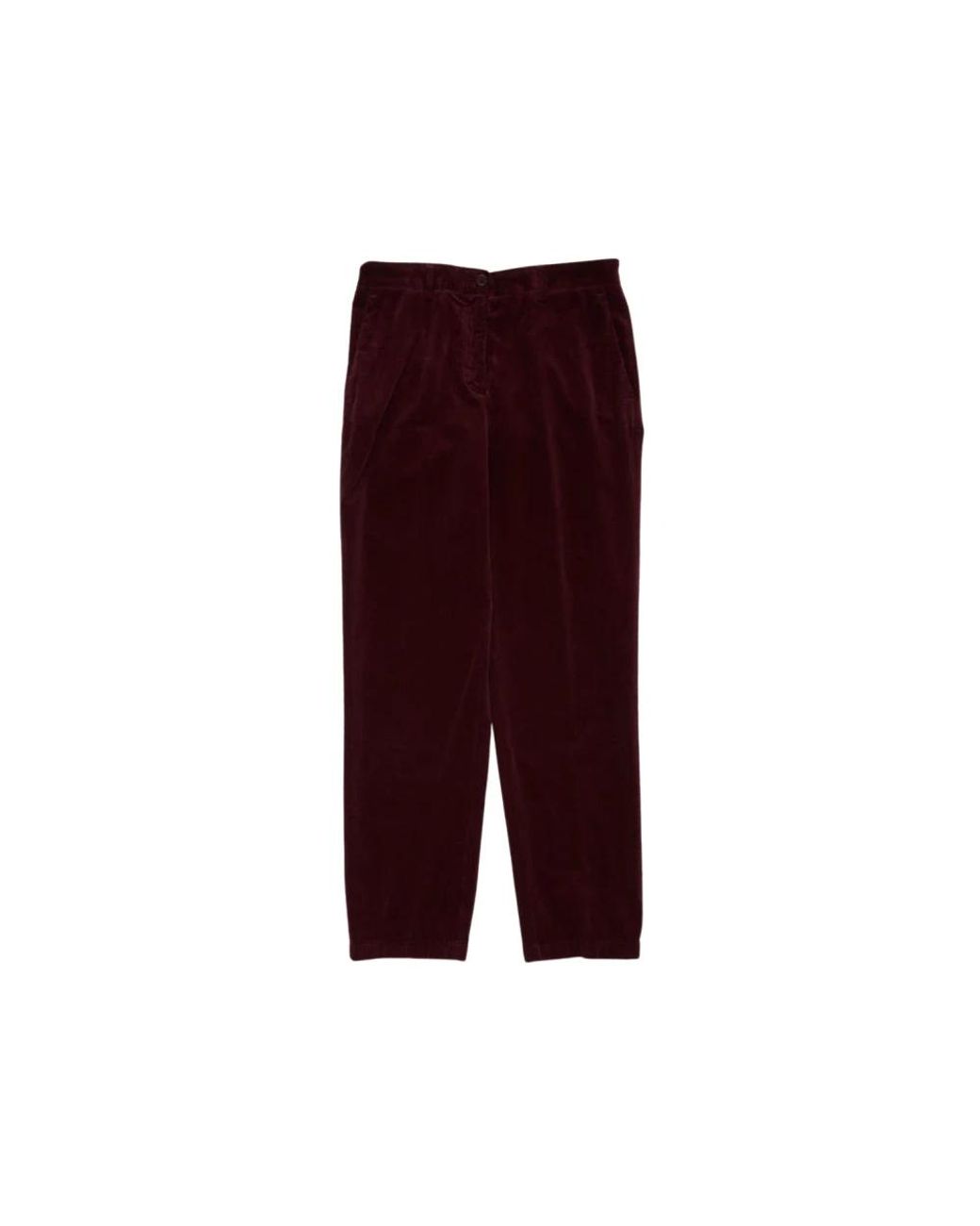 Aspesi Purple Cropped Trousers