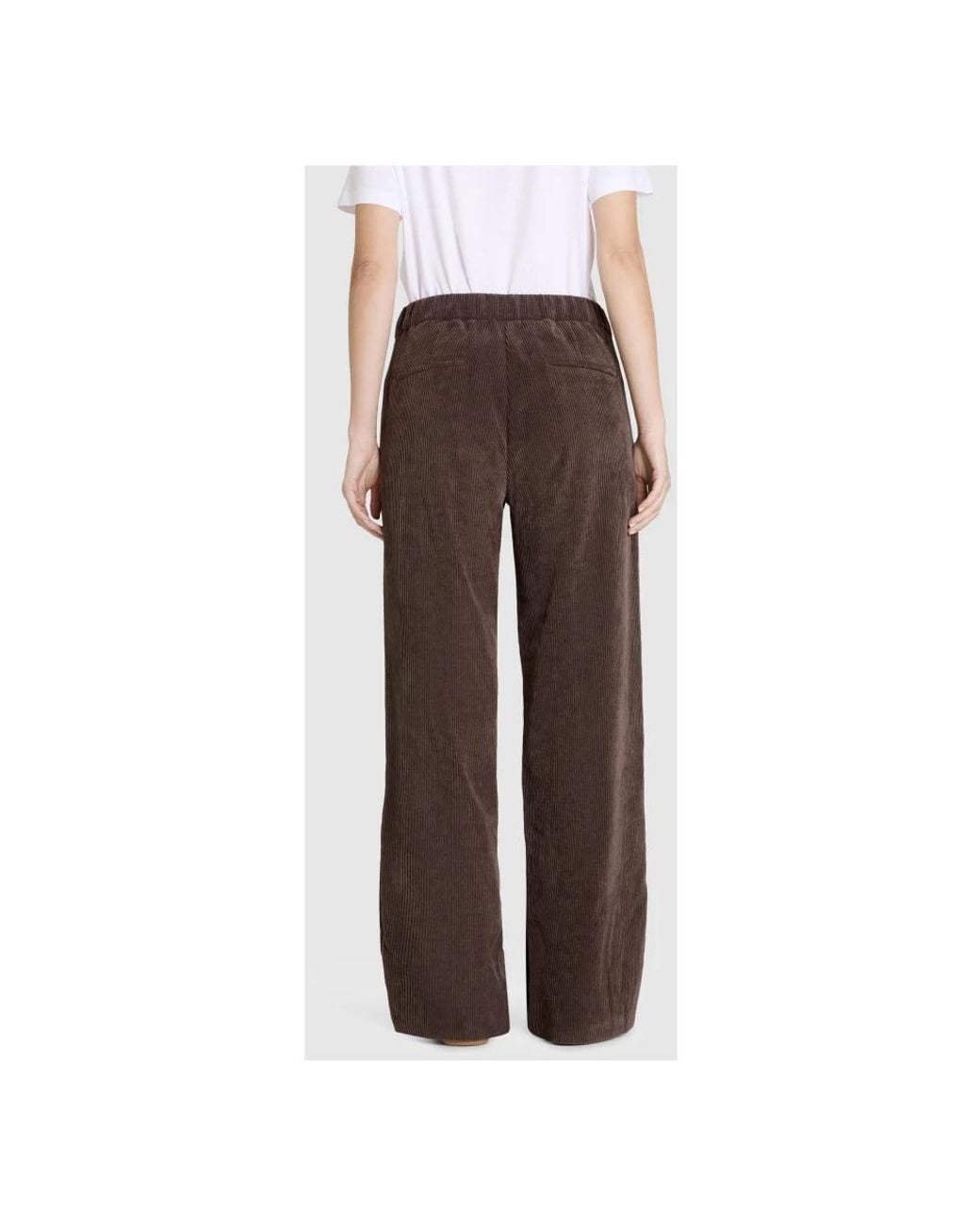 Wide Trousers M·a·c en coloris Brown