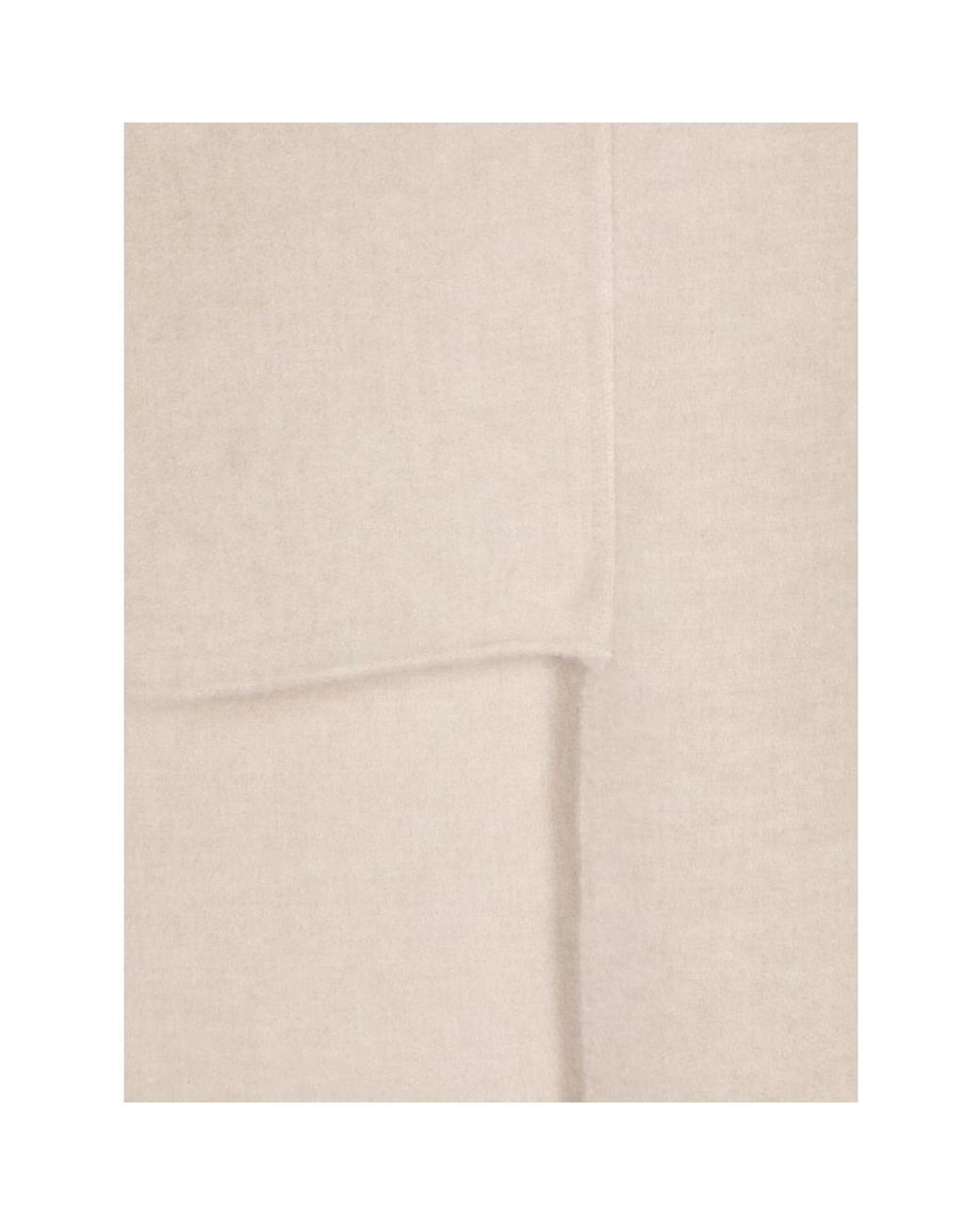 Brunello Cucinelli Natural Wraparound Kapuzenschal