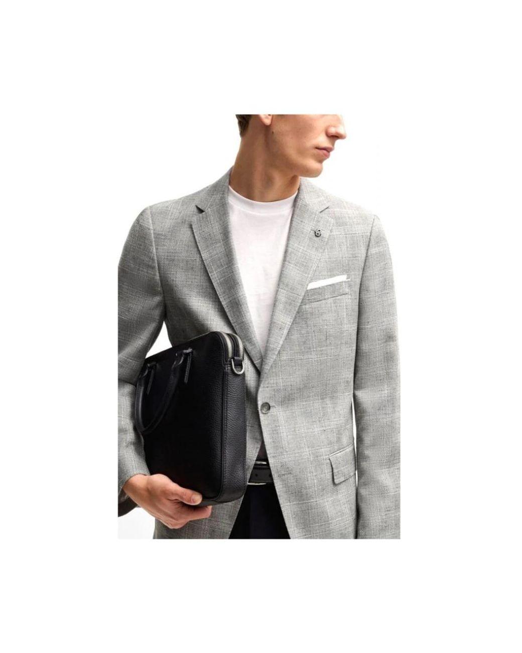 Boss Gray Blazers for men