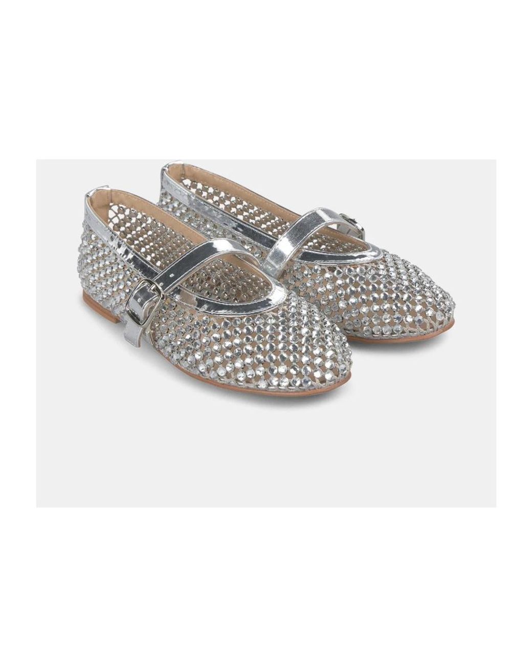 Alma En Pena. Gray Ballerina Shoes