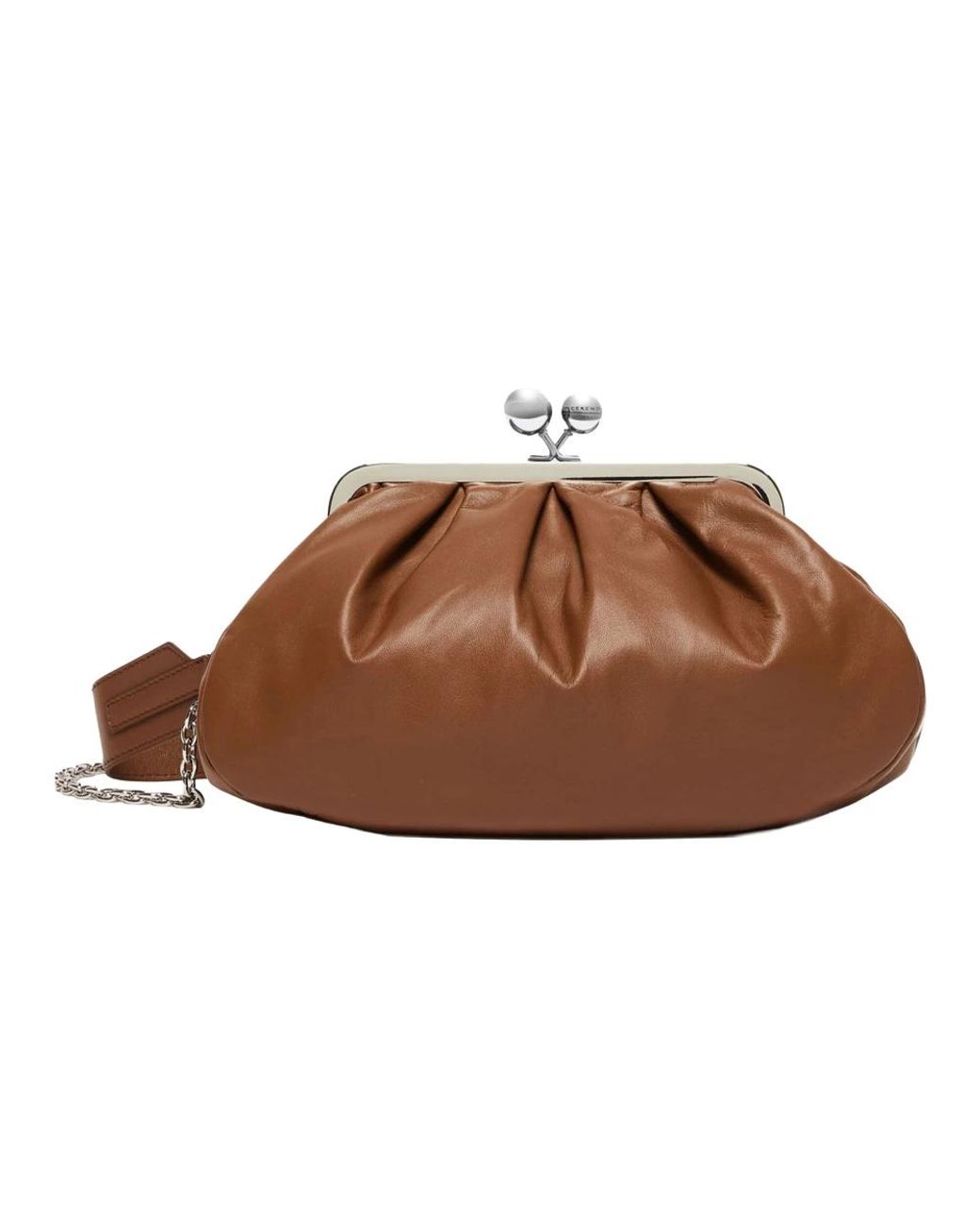 Max Mara Brown Clutches