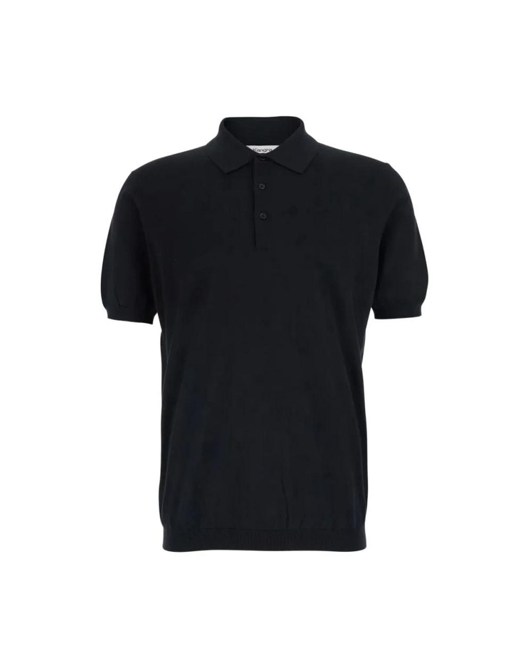 Kangra Black Polo Shirts for men