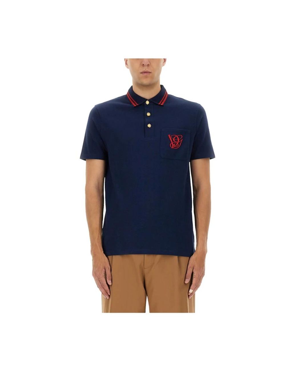Valentino Blue Polo Shirts for men