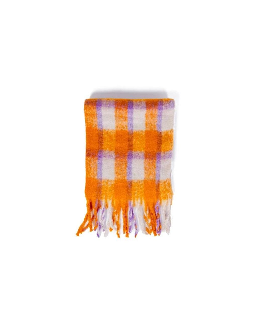 ONLY Orange Winter Scarves