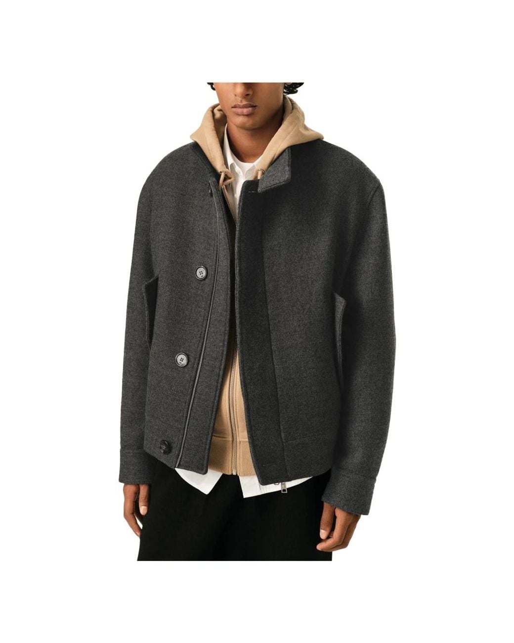 Winter Jackets AMI de hombre de color Black