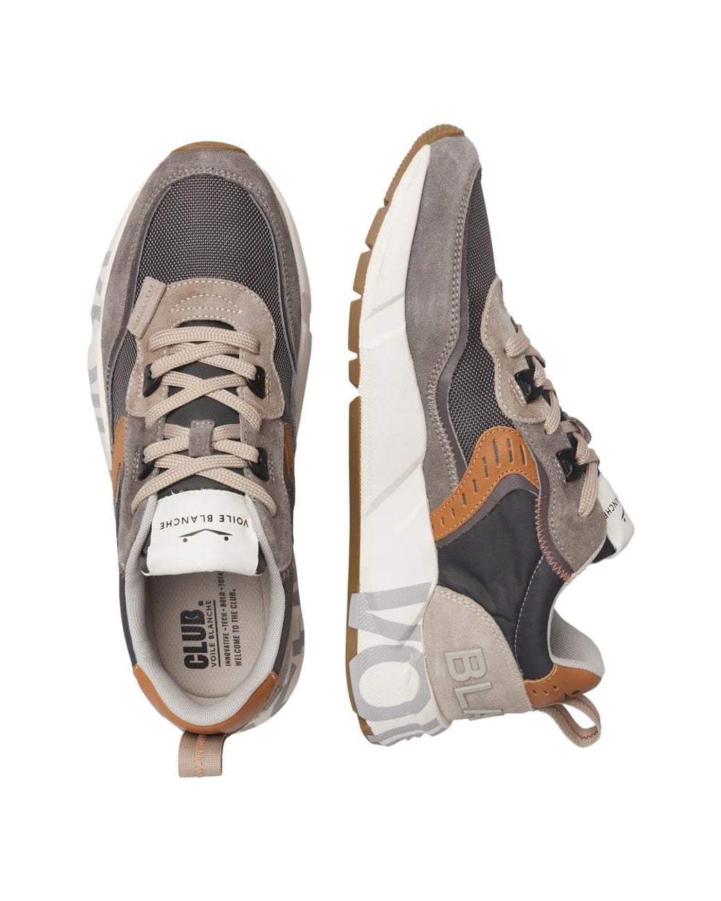 Voile Blanche Brown Sneakers for men