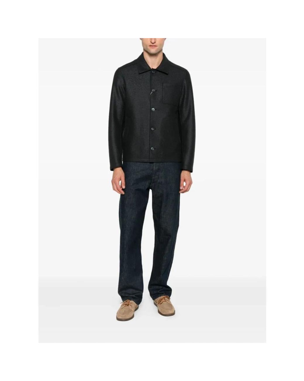 Casual Shirts Herno de hombre de color Black