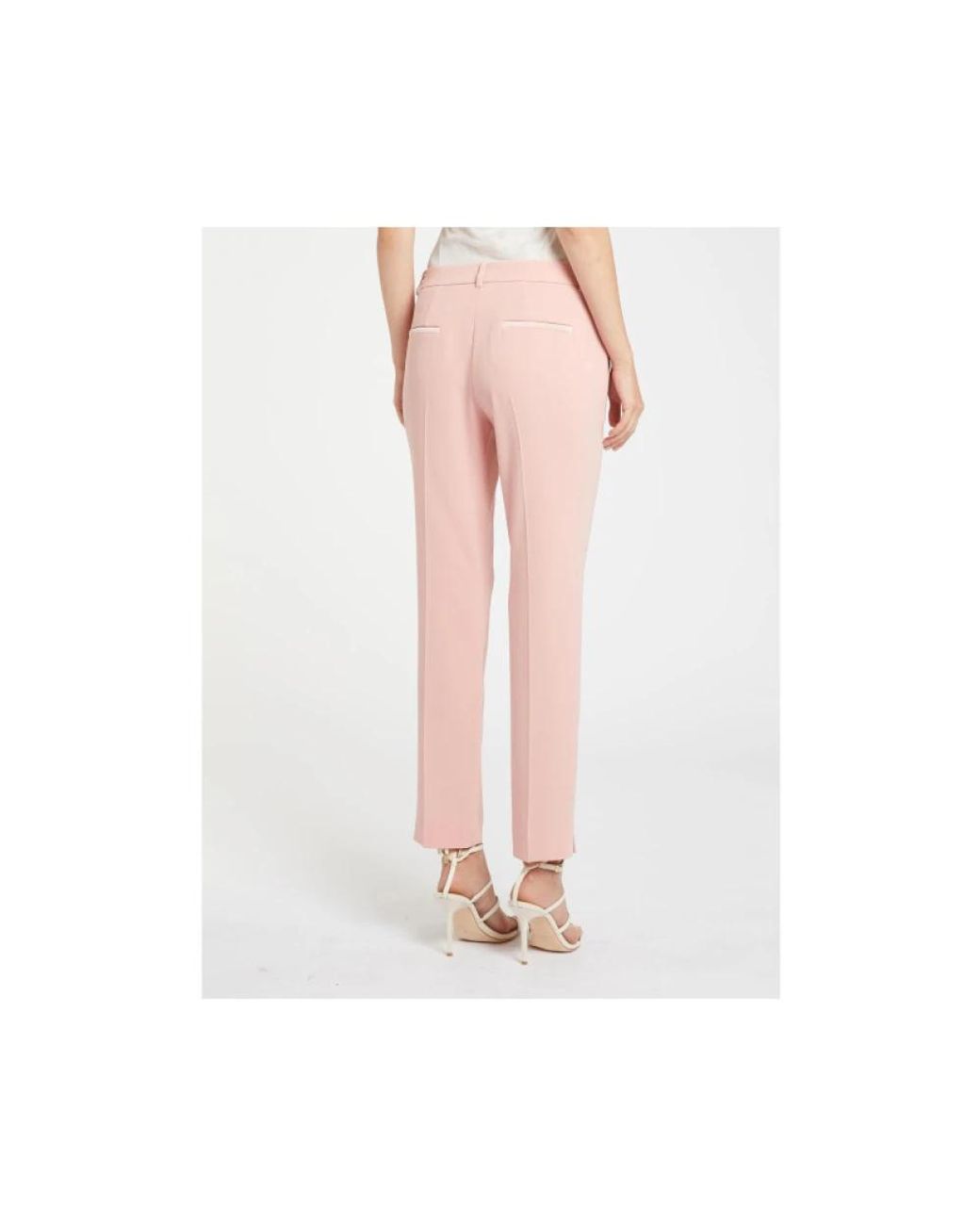 Cropped Trousers Marella de color Pink