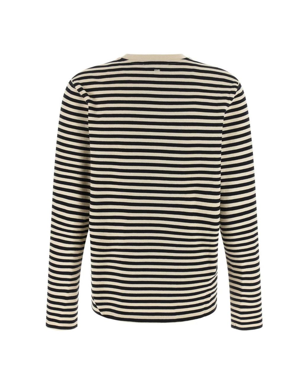 AMI Black Long Sleeve T-Shirts